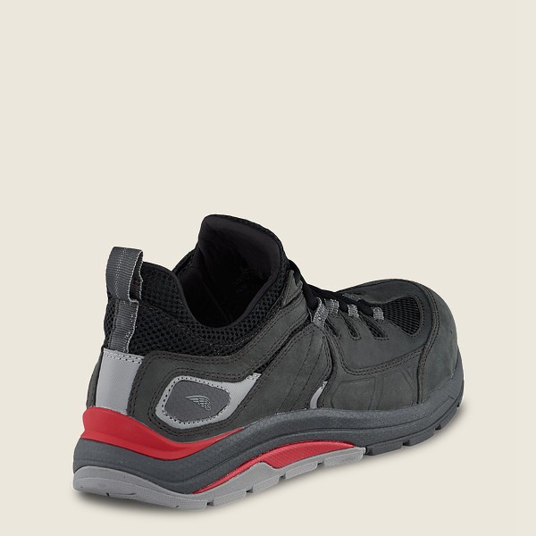 Red Wing Work Shoes Mens Black/Grey - Cooltech™ Athletics - Safety Toe - 7452391-XA